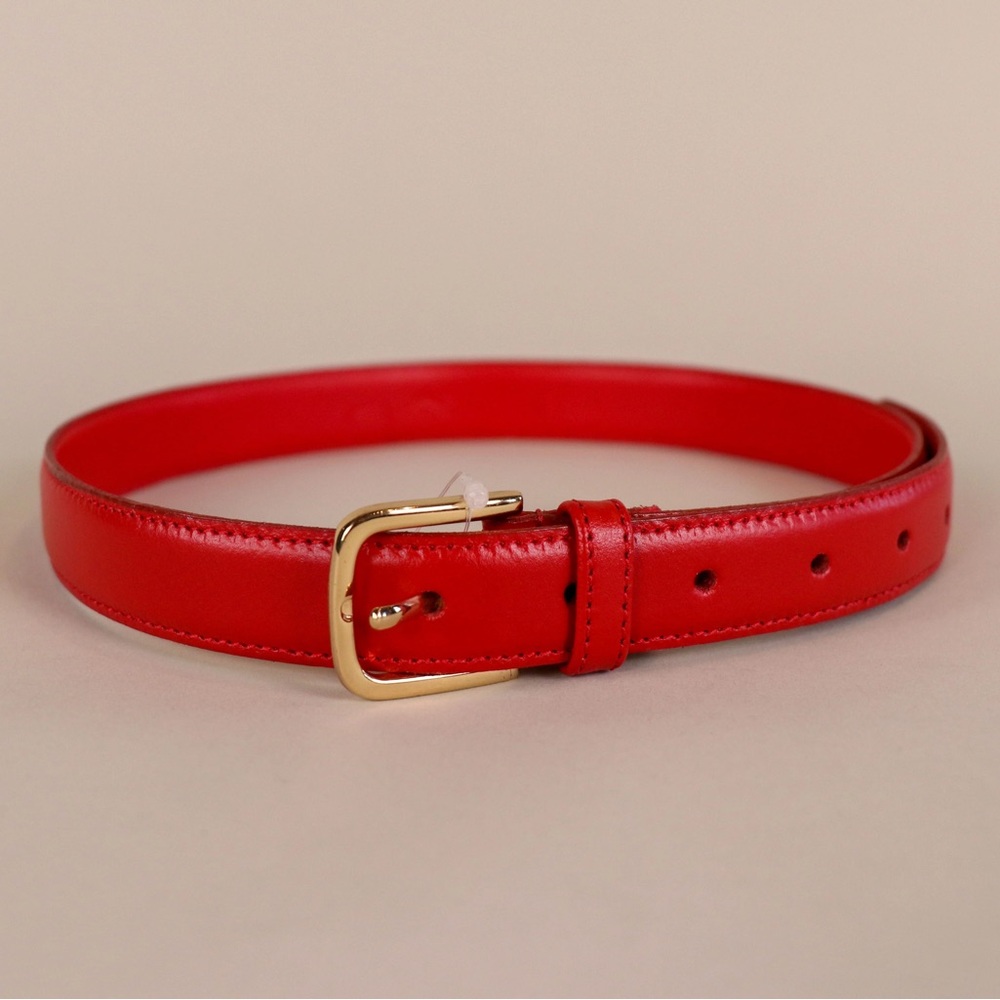 NEW American Apparel Classic Vintage Red Belt - Picture 4 of 4